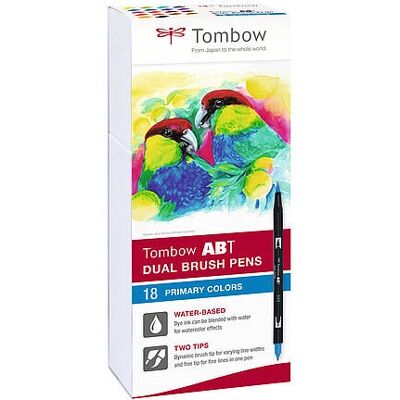 Tombow Primär- & Sekundärfarben Doppelpinsel-Set Tombow Primär- & Sekundärfarben Doppelpinsel-Set