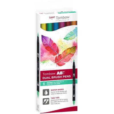 Tombow ABT Dual Brush 6C-3 - Marker Tombow ABT Dual Brush 6C-3 - Marker