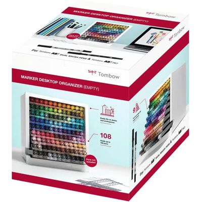 Tombow ORGA-108C Desk Organizer - 108 Marker Storage Tombow ORGA-108C Desk Organizer - 108 Marker Storage