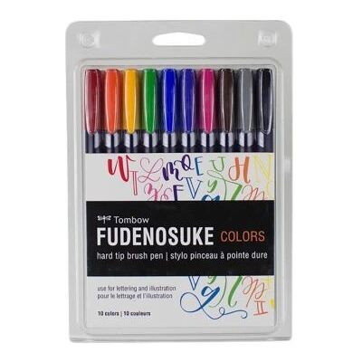 Zestaw Markerów Wielokolorowych Tombow Fudenosuke Zestaw Markerów Wielokolorowych Tombow Fudenosuke