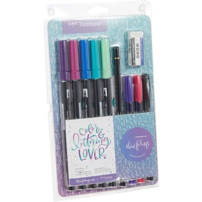 Tombow Spanien Lettering Kit - Avancerad Kalligrafiset Tombow Spanien Lettering Kit - Avancerad Kalligrafiset