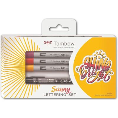 Sada markerů Tombow Fialová Třešeň Oranžová - Písma Sada markerů Tombow Fialová Třešeň Oranžová - Písma
