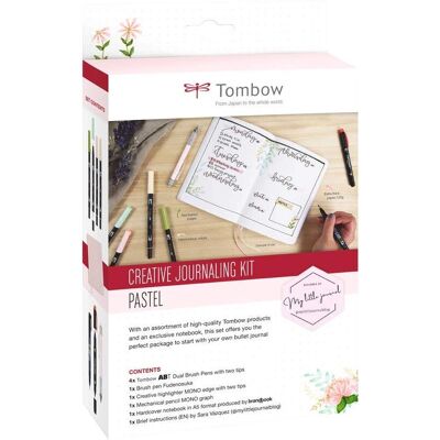 Tombow Creative Pastel Bullet Journal Kit - Notepad, 160 Pages Tombow Creative Pastel Bullet Journal Kit - Notepad, 160 Pages
