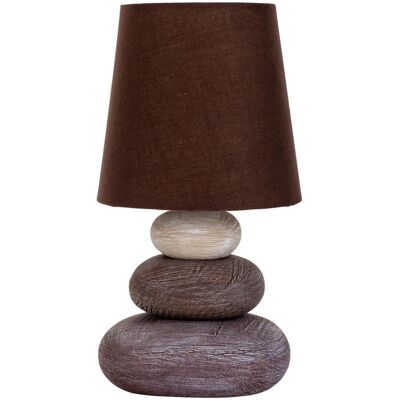 Naeve Ceramiczna Lampa Stołowa Stoney - Ceramika, Brąz - Lampa stołowa Naeve Ceramiczna Lampa Stołowa Stoney - Ceramika, Brąz - Lampa stołowa
