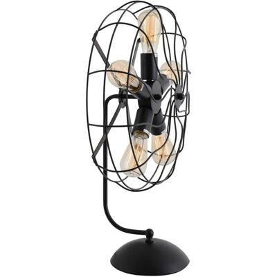 Metalowa lampa stołowa Naeve - Alex - E27 - 64cm - Czarna Metalowa lampa stołowa Naeve - Alex - E27 - 64cm - Czarna