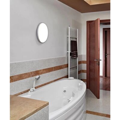 Näve Garda Ceiling Light - White, 28cm Round, Modern Design Näve Garda Ceiling Light - White, 28cm Round, Modern Design