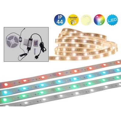 NÄVE Outdoor RGB LED Streifen - 10m, Wasserdicht, Dimmbar NÄVE Outdoor RGB LED Streifen - 10m, Wasserdicht, Dimmbar