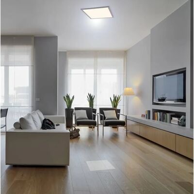 Panneau LED NÄVE 45x45cm - LED, blanc, efficacité F - Publicité Panneau LED NÄVE 45x45cm - LED, blanc, efficacité F - Publicité