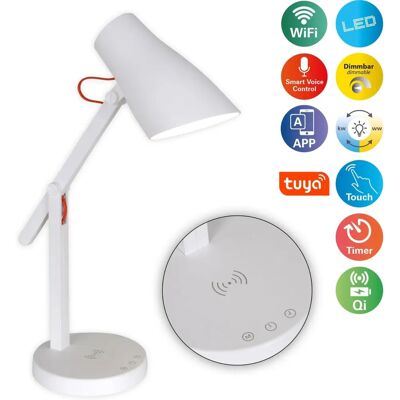 Lampe de table LED intelligente Näve - Contrôle via appli et voix - Publicité Lampe de table LED intelligente Näve - Contrôle via appli et voix - Publicité