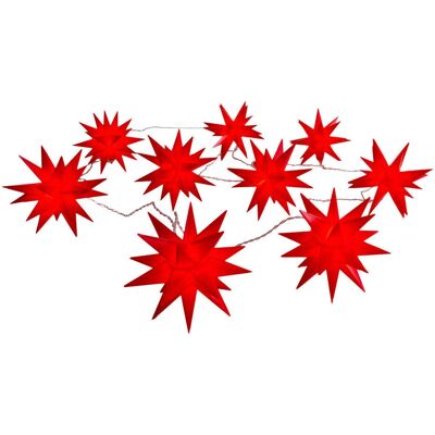 NÄVE LED-Lichterkette - 3D-Sterne, Weihnachtsdeko Außen NÄVE LED-Lichterkette - 3D-Sterne, Weihnachtsdeko Außen