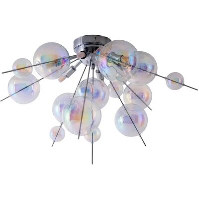 Näve Explosion - Bunte Glaskugel-Deckenleuchte 57cm Näve Explosion - Bunte Glaskugel-Deckenleuchte 57cm