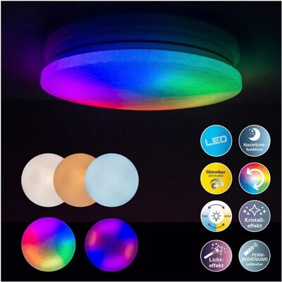 Näve Sligo LED Deckenleuchte - Farbwechsel, Dimmer, 38cm Näve Sligo LED Deckenleuchte - Farbwechsel, Dimmer, 38cm