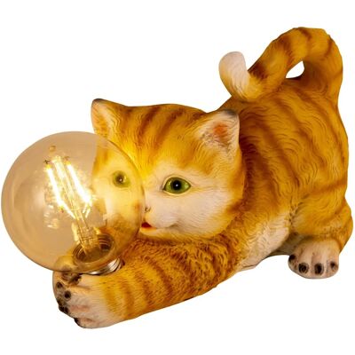 Näve LED Solarleuchte - Katze - 15cm, 25cm, Braun - Gartendekor Näve LED Solarleuchte - Katze - 15cm, 25cm, Braun - Gartendekor