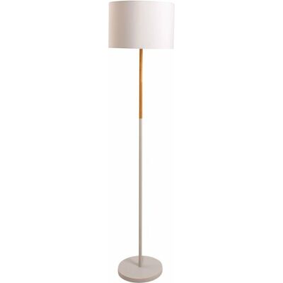 NÄVE Lampe sur pied Tessile - LED E27 40 W - Blanc - Publicité NÄVE Lampe sur pied Tessile - LED E27 40 W - Blanc - Publicité