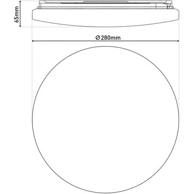 NÄVE Mesa LED-Deckenleuchte - 28x21,5cm - Weiß - Innen & Außen NÄVE Mesa LED-Deckenleuchte - 28x21,5cm - Weiß - Innen & Außen