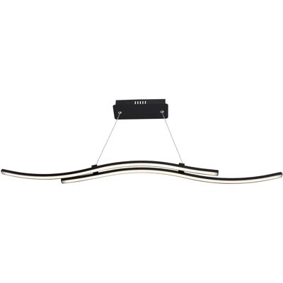 NÄVE Onda Pendelleuchte - 2-flammig, 120cm, Schwarz NÄVE Onda Pendelleuchte - 2-flammig, 120cm, Schwarz