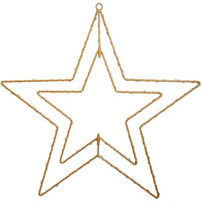 NÄVE Goldstern Weihnachtsdeko - 40cm, IP44 NÄVE Goldstern Weihnachtsdeko - 40cm, IP44