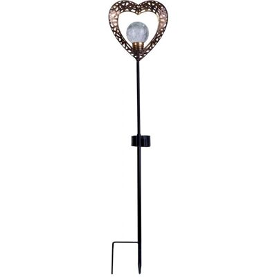 Näve Herz Außenbodenleuchte - 2-flammige Solar-LED-Lampe Näve Herz Außenbodenleuchte - 2-flammige Solar-LED-Lampe