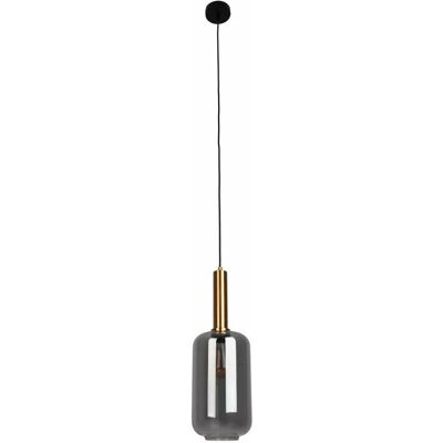 Näve Fumo Pendelleuchte - Schwarz Metall Glas 150cm IP20 Näve Fumo Pendelleuchte - Schwarz Metall Glas 150cm IP20