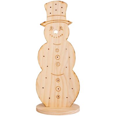 Näve Snowy LED Schneemann - Holz Weihnachtsdeko - 50cm Näve Snowy LED Schneemann - Holz Weihnachtsdeko - 50cm