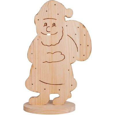 Näve - Santa klein - Beige - Holz - LED decorative object Näve - Santa klein - Beige - Holz - LED decorative object