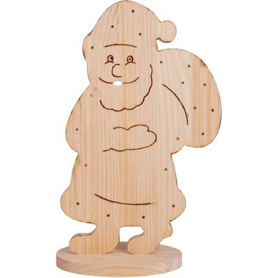 Näve Santa Holz Weihnachtsdeko - 80 cm LED Figur Näve Santa Holz Weihnachtsdeko - 80 cm LED Figur