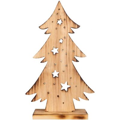 NÄVE 47.5cm LED Christmas Tree - Wooden Rustic Holiday Decor NÄVE 47.5cm LED Christmas Tree - Wooden Rustic Holiday Decor