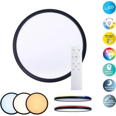 Näve Ceiling Light NÄVE Carlo RGB with Remote - Indoor Ceiling Lamp Näve Ceiling Light NÄVE Carlo RGB with Remote - Indoor Ceiling Lamp