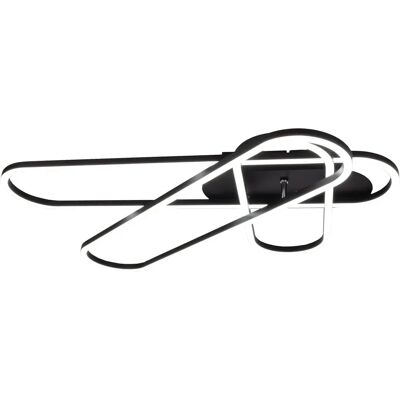 Näve CARLON LED Deckenleuchte - Dimmbar, 7200lm, 6000K, Schwarz Näve CARLON LED Deckenleuchte - Dimmbar, 7200lm, 6000K, Schwarz