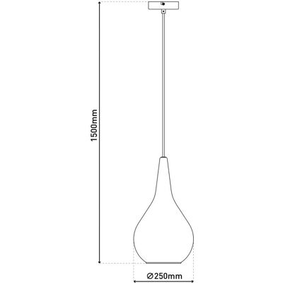 Näve Lighting Gota 25cm Dome Pendelleuchte - Deckenleuchte Näve Lighting Gota 25cm Dome Pendelleuchte - Deckenleuchte