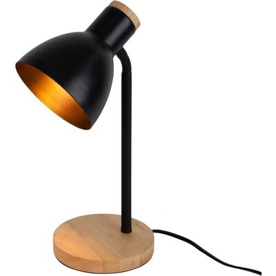 NÄVE - Marie - Schwarz - Holz/Metall - Schreibtischlampe NÄVE - Marie - Schwarz - Holz/Metall - Schreibtischlampe