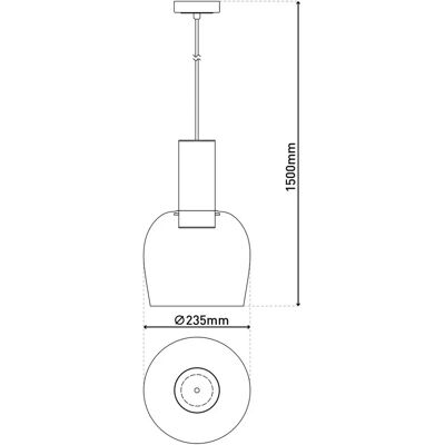 Näve Lighting Funda Dome Deckenleuchte - Deckenlampe Näve Lighting Funda Dome Deckenleuchte - Deckenlampe
