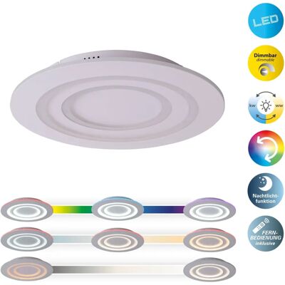 NÄVE LED Ceiling Light - Mirel - White - Adjustable Color - Indoor NÄVE LED Ceiling Light - Mirel - White - Adjustable Color - Indoor