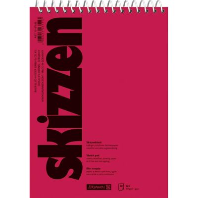 Brunnen Carnet de Croquis A6 - 110g/m², 30 Feuilles, Spirale Brunnen Carnet de Croquis A6 - 110g/m², 30 Feuilles, Spirale