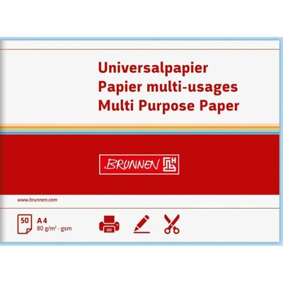 Brunnen A4 Universalpapier Hellblau - Papier Brunnen A4 Universalpapier Hellblau - Papier