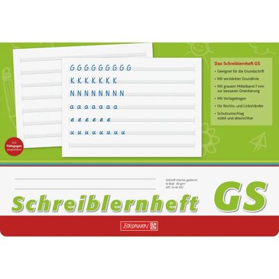 Brunnen 1044002 Schreiblernheft - A4, 16 Blatt, Grundschrift Brunnen 1044002 Schreiblernheft - A4, 16 Blatt, Grundschrift