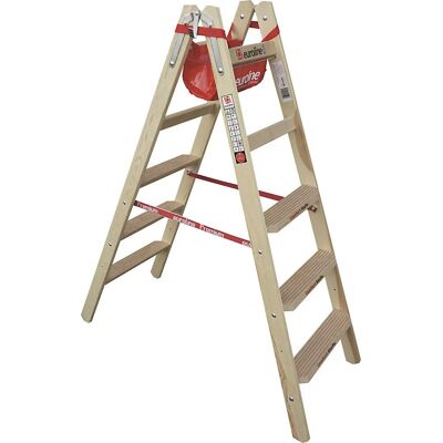Scala in legno euroline - Doppia faccia, 2x5 gradini - Scala Scala in legno euroline - Doppia faccia, 2x5 gradini - Scala
