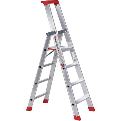 Euroline - 32577 - 4-step - aluminum - Trittleiter Euroline - 32577 - 4-step - aluminum - Trittleiter