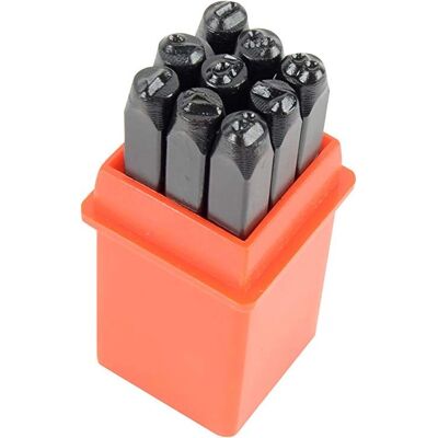 Brüder Mannesmann Modelo 245-4 Punch de Números - Punch Brüder Mannesmann Modelo 245-4 Punch de Números - Punch
