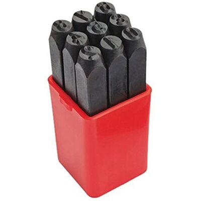 Brüder Mannesmann M 245-10 Zahlenschlagset - 10 mm - 9 Stück Brüder Mannesmann M 245-10 Zahlenschlagset - 10 mm - 9 Stück