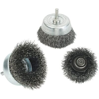 BRÜDER MANNESMANN - MAN 438F75 - 75 mm - steel - Cup brush BRÜDER MANNESMANN - MAN 438F75 - 75 mm - steel - Cup brush