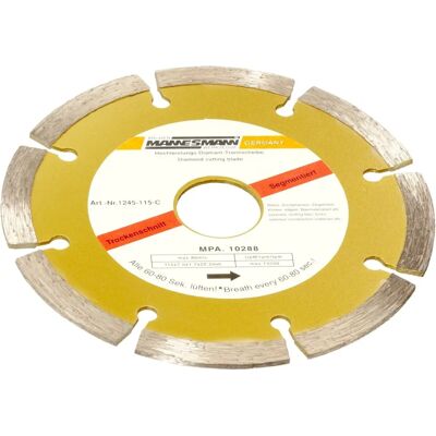 Mannesmann M1245-115 Diamant-Trennscheibe - Segmentiert Mannesmann M1245-115 Diamant-Trennscheibe - Segmentiert