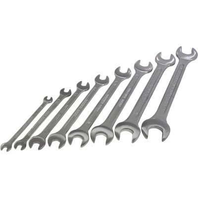Brüder Mannesmann M 110-08DIN Double Open-Ended Wrench Set - 8 Pieces - 6 to 22 mm Brüder Mannesmann M 110-08DIN Double Open-Ended Wrench Set - 8 Pieces - 6 to 22 mm