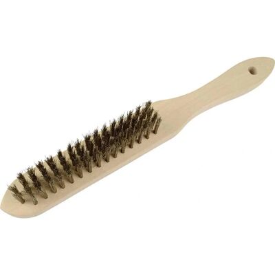Brosse en fil de cuivre Brüder Mannesmann M419-4 275mm - Brosse métallique Brosse en fil de cuivre Brüder Mannesmann M419-4 275mm - Brosse métallique