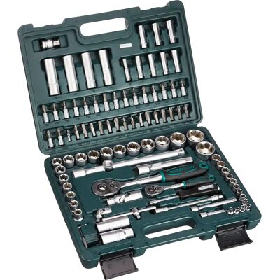 Mannesmann 94-Piece Socket Wrench Set - Hand Tools for Home & Auto Mannesmann 94-Piece Socket Wrench Set - Hand Tools for Home & Auto