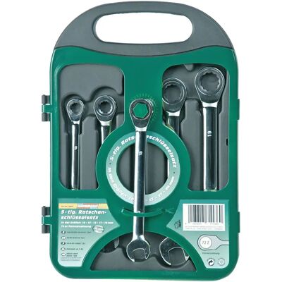 Mannesmann M19827 Ratchet Wrench Set - 5 Piece Mannesmann M19827 Ratchet Wrench Set - 5 Piece