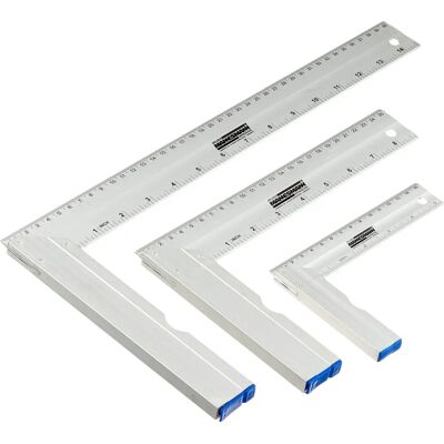 Mannesmann M81210 Aluminium Winkelset - 3 Stück, Wasserwaage, 150/250/400mm - Werkzeug Mannesmann M81210 Aluminium Winkelset - 3 Stück, Wasserwaage, 150/250/400mm - Werkzeug