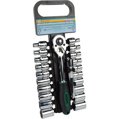 Mannesmann M29106 Compact Socket Wrench Set - Automotive & Motorcycle Tools Mannesmann M29106 Compact Socket Wrench Set - Automotive & Motorcycle Tools