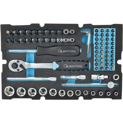 Brüder Mannesmann Q25002 Werkzeugsatz - 85-tlg, kompatibel mit L-Boxx Mini Brüder Mannesmann Q25002 Werkzeugsatz - 85-tlg, kompatibel mit L-Boxx Mini