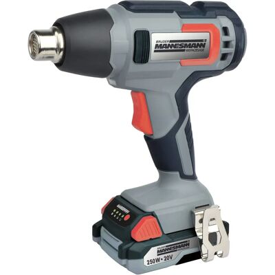 Brüder Mannesmann Soplador de aire caliente 20V - 3 boquillas Brüder Mannesmann Soplador de aire caliente 20V - 3 boquillas